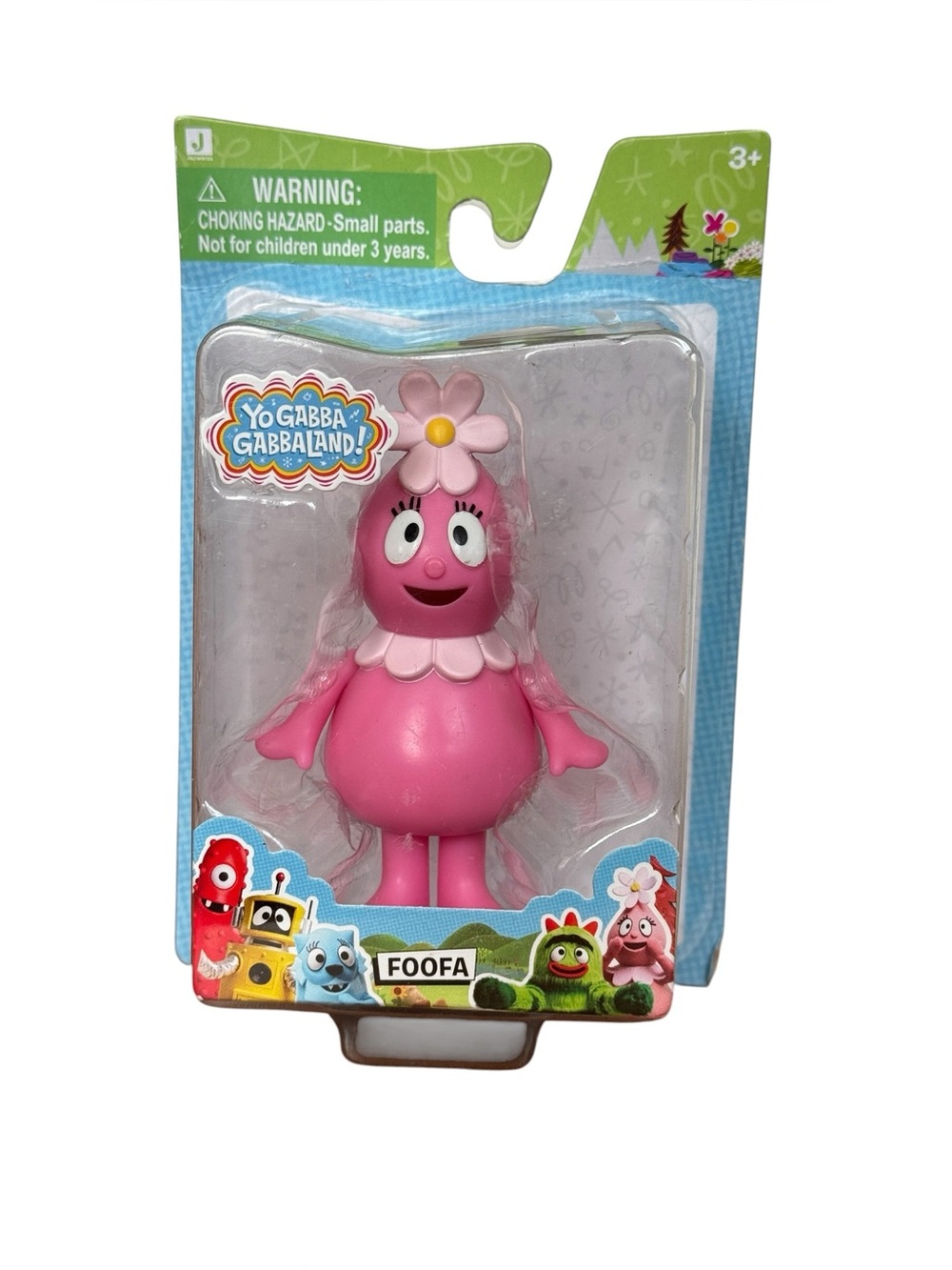 NEW Yo Gabba Gabbaland! Foofa 3-inch Figure
